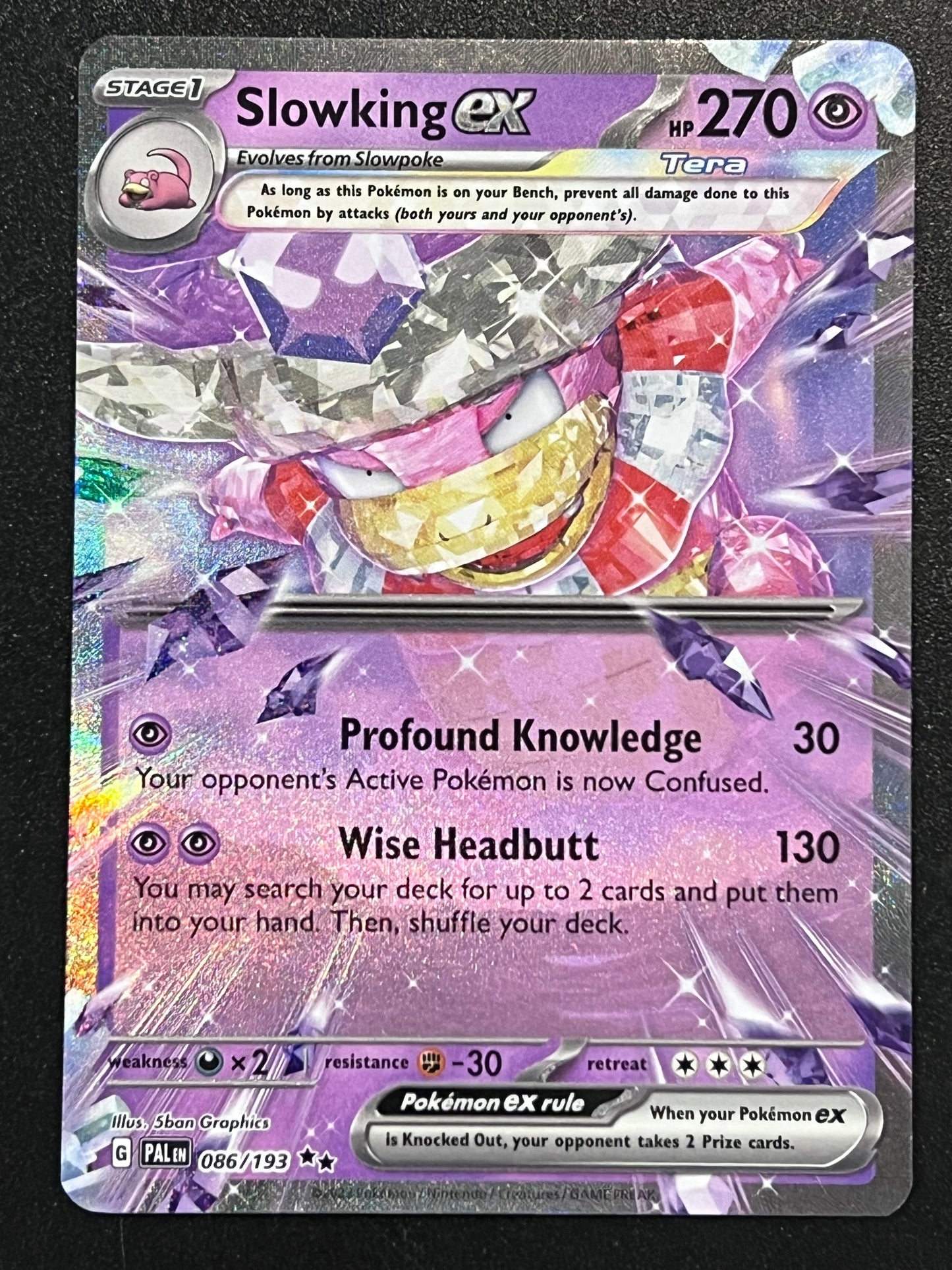 086/193 Slowking Ex - Pokémon Paldea Evolved Double Rare