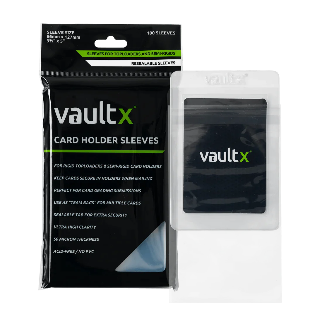 Vault X Card Holder Sleeves (100pk) x 5