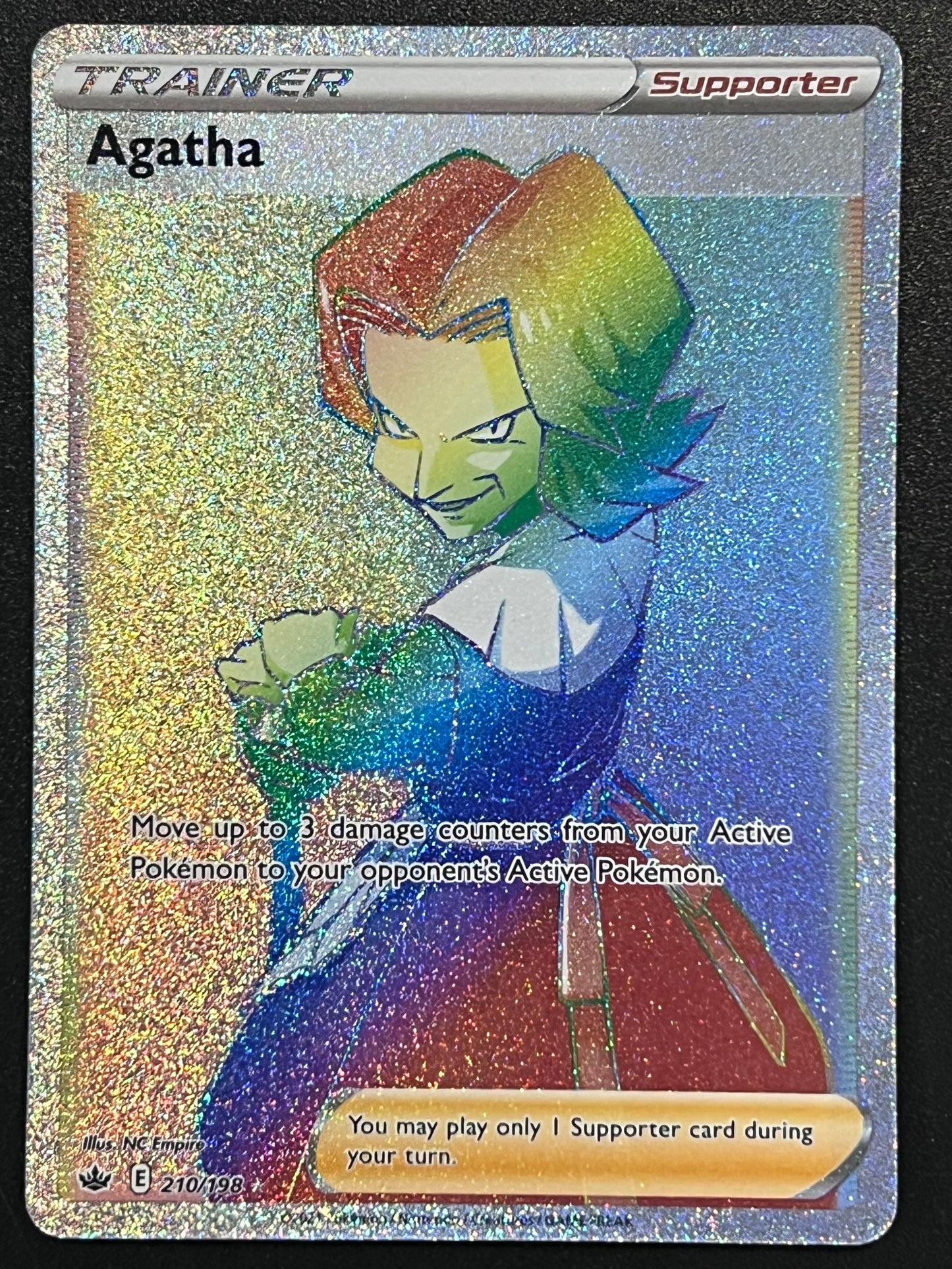 210/198 Agatha - Pokémon Chilling Reign Rainbow Secret Rare