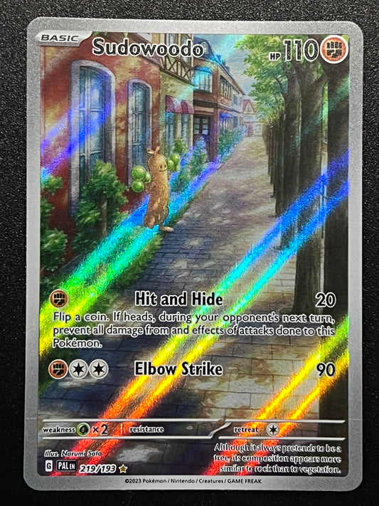 219/193 Sudowoodo - Pokémon Paldea Evolved Illustration Rare