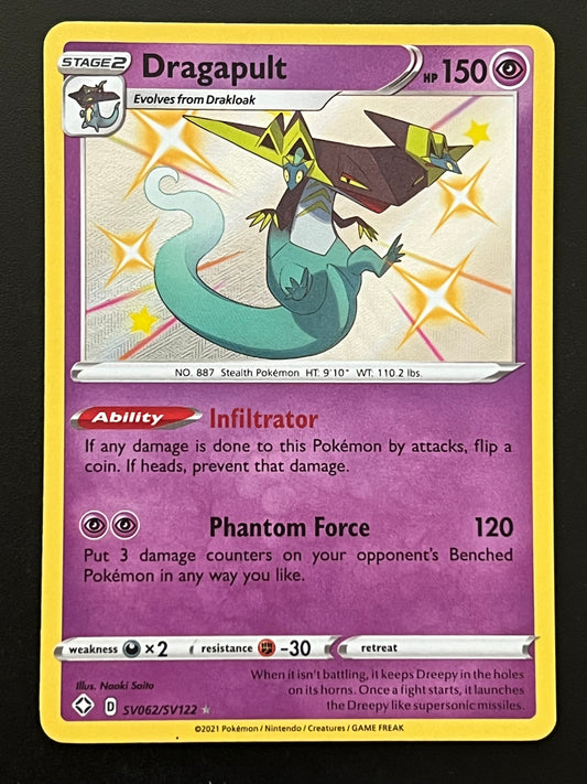 Dragapult - SV062/SV122 Shining Fates Rare Shiny Holo