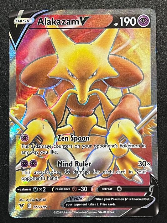 172/185 Alakazam V - Pokémon Vivid Voltage Full Art