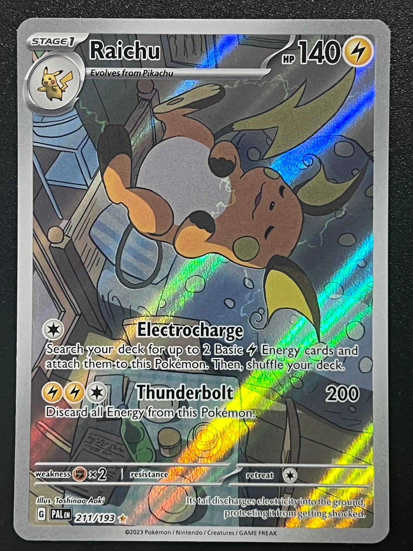 211/193 Raichu - Pokémon Paldea Evolved Illustration Rare