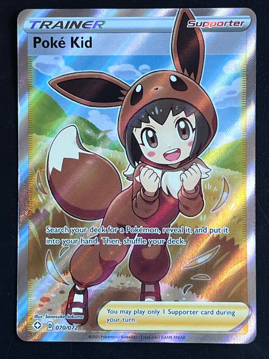 Poké Kid - 070/072 Shining Fates Ultra Rare Holo Trainer