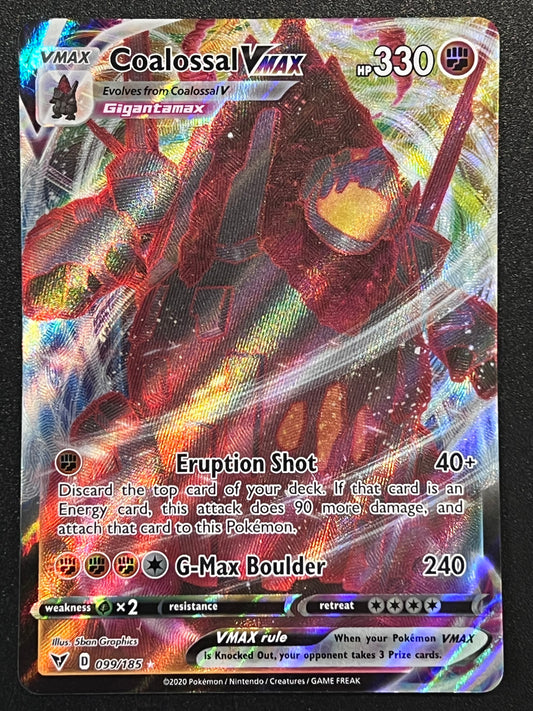 099/185 Coalossal VMax - Pokémon Vivid Voltage Ultra Rare