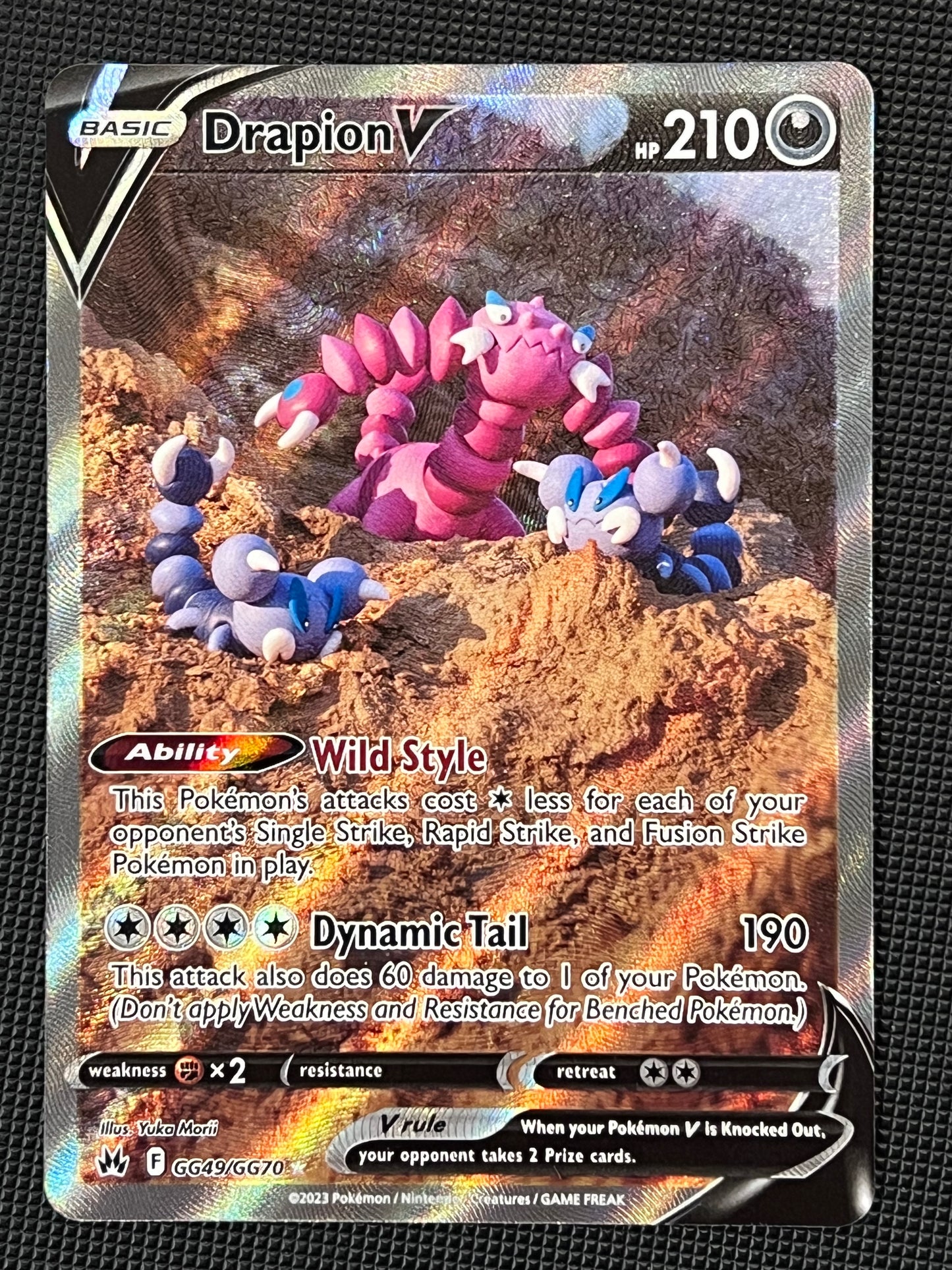 GG49/GG70 Drapion V - Pokémon Crown Zenith Ultra Rare