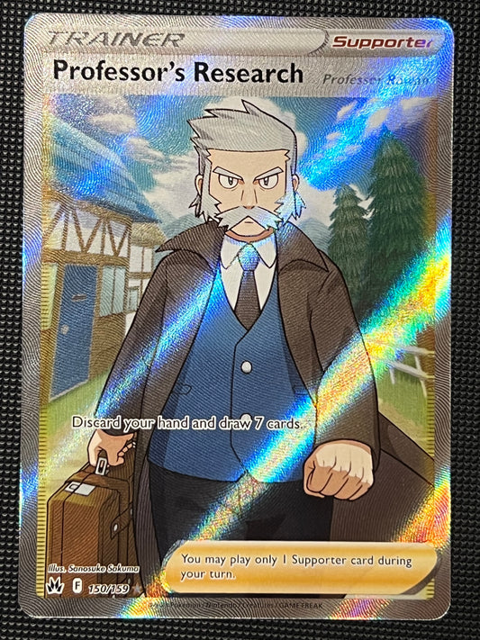 150/159 Professor’s Research - Pokémon Crown Zenith Full Art