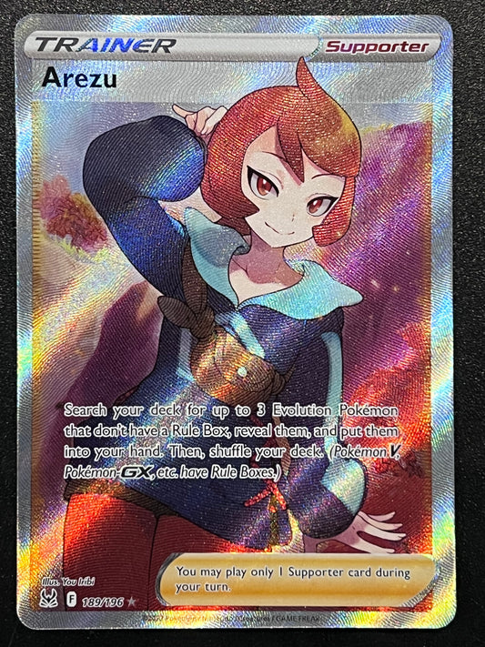 Arezu - 189/196 Lost Origin Ultra Rare Holo Trainer