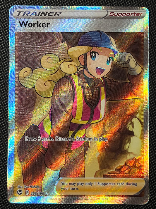 195/195 Worker - Pokémon Silver Tempest Full Art