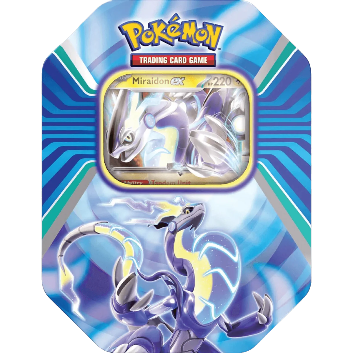 Pokémon TCG: SV02 - Paldea Legends Tin (Miraidon)