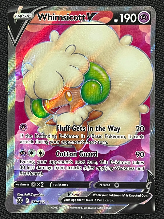 160/172 Whimsicott V - Pokémon Brilliant Stars Full Art