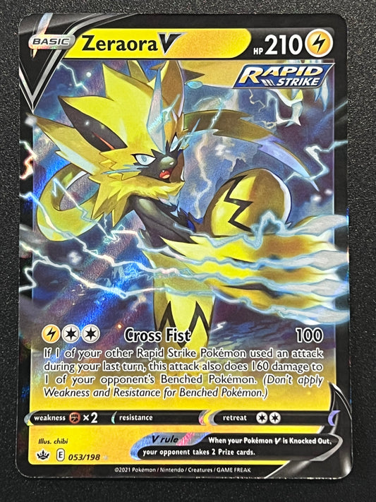 053/198 Zeraora V - Pokémon Chilling Reign Ultra Rare