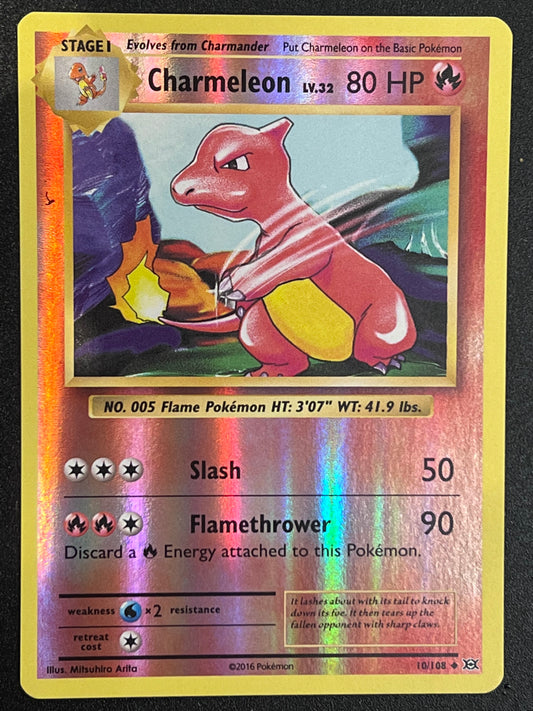 Charmeleon - 10/108 Evolutions Uncommon Reverse Holo