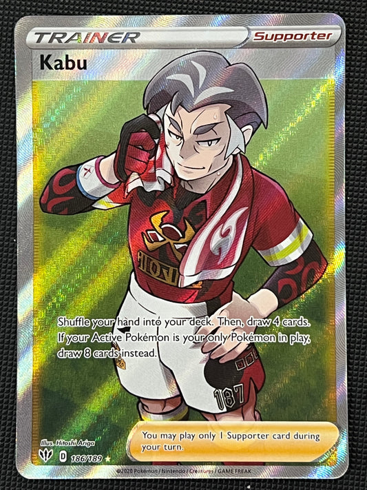 186/189 Kabu - Pokémon Darkness Ablaze Full Art