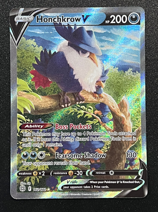 162/172 Honchkrow V - Pokémon Brilliant Stars Alternate Full Art