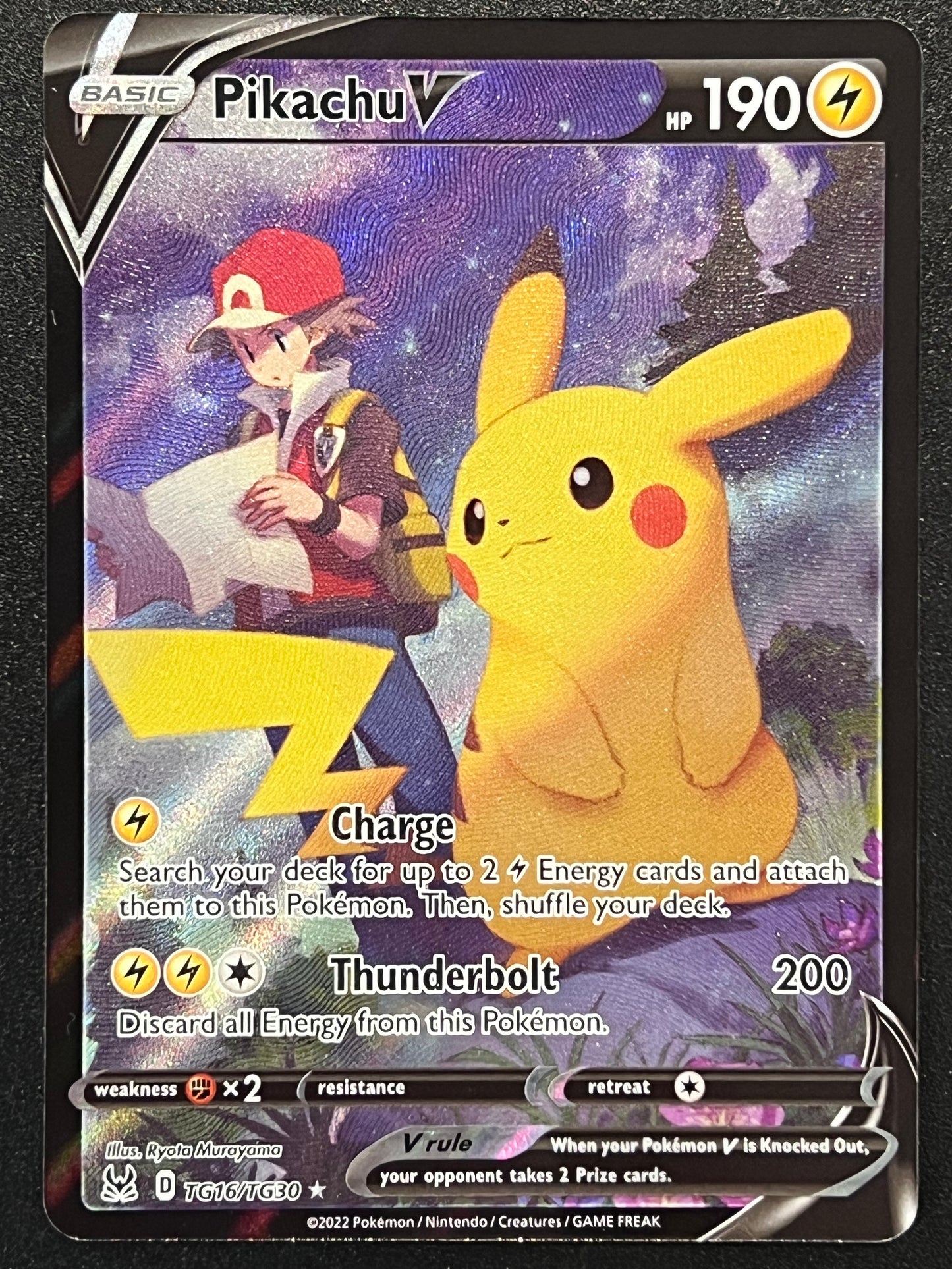 Pikachu V - TG16/TG30 Lost Origin Rare Holo