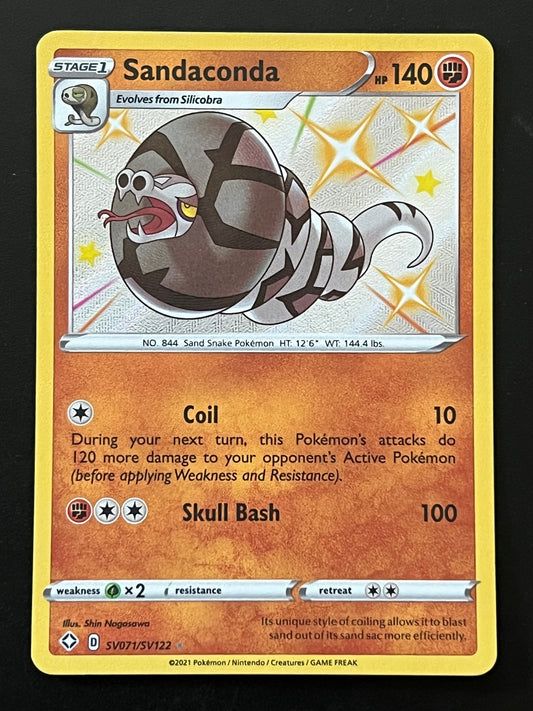 Sandaconda - SV071/SV122 Shining Fates Rare Shiny Holo