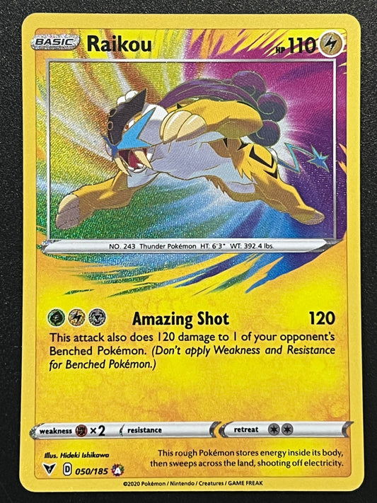 050/185 Raikou - Pokémon Vivid Voltage Amazing Rare