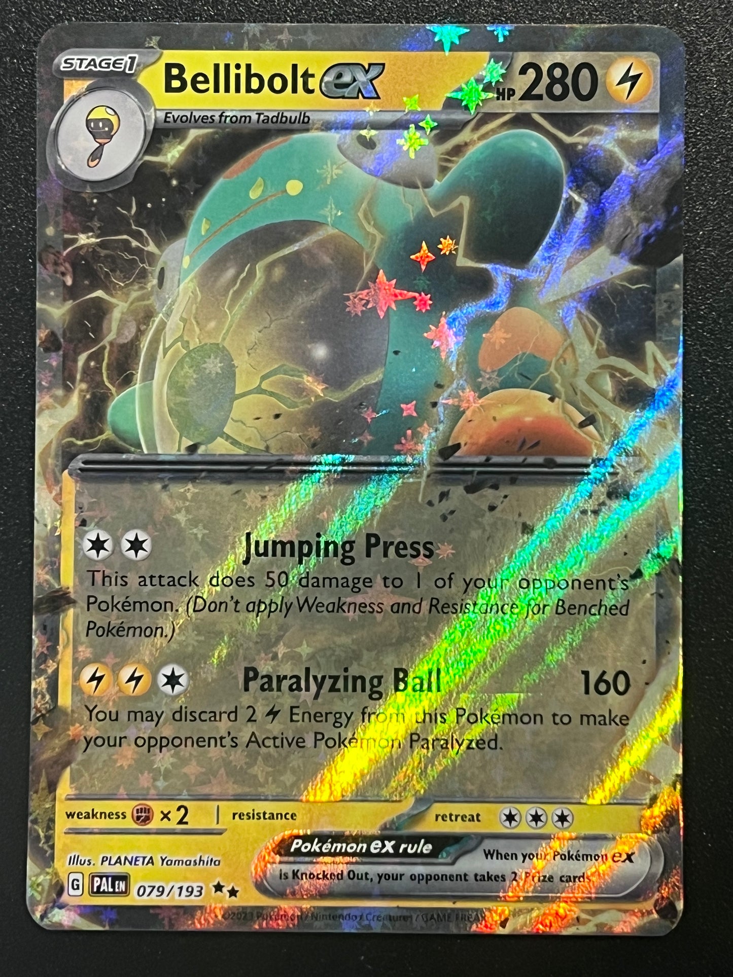 079/193 Bellibolt Ex - Pokémon Paldea Evolved Double Rare