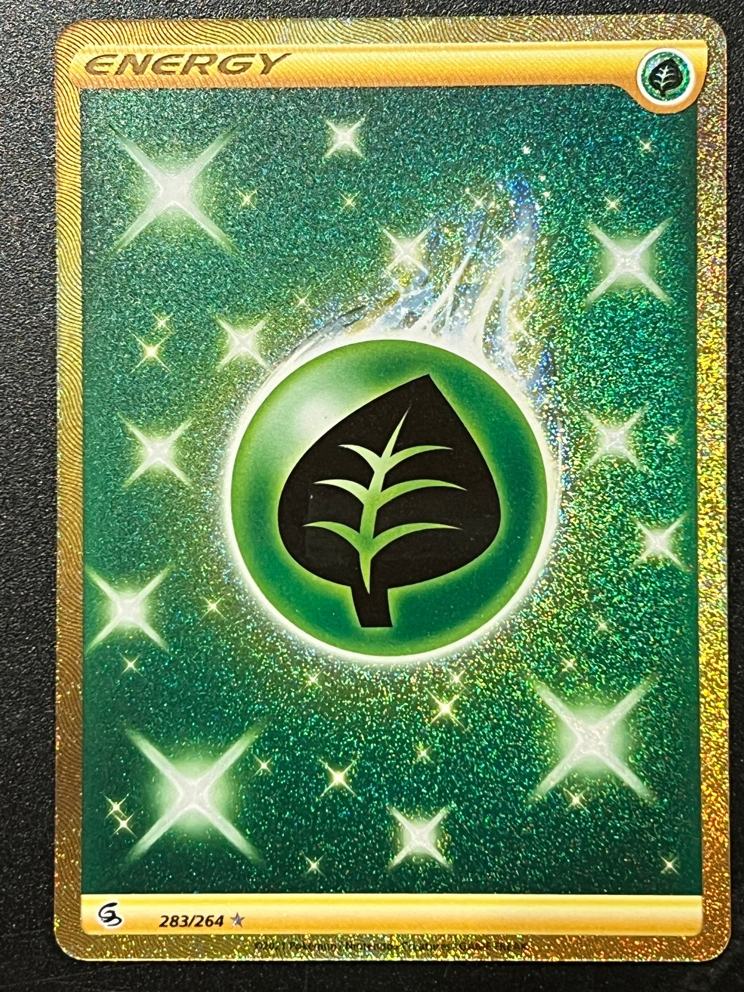 Grass Energy - 283/264 Fusion Strike Rare Secret Gold