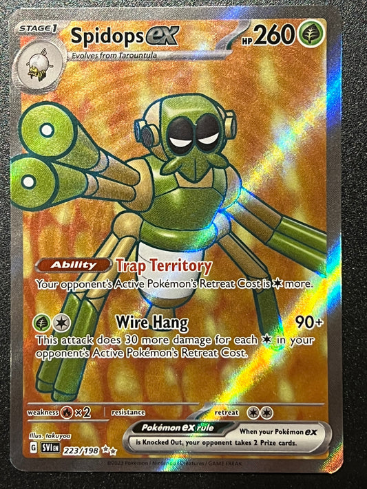 223/198 Spidops Ex - Pokémon Scarlet/Violet Base Ultra Rare