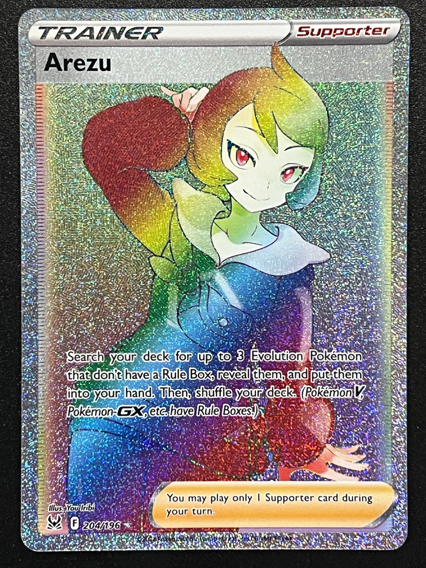 Arezu - 204/196 Lost Origin Rainbow Rare