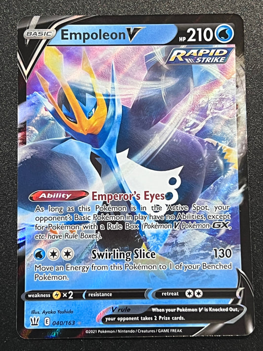 Empoleon V - 040/163 Battle Styles Rare Holo V