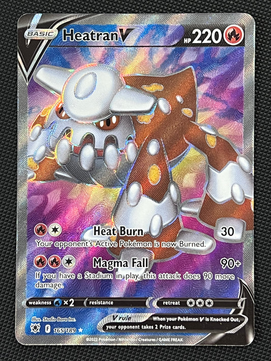 Heatran V - 165/189 Astral Radiance Rare Holo Full Art