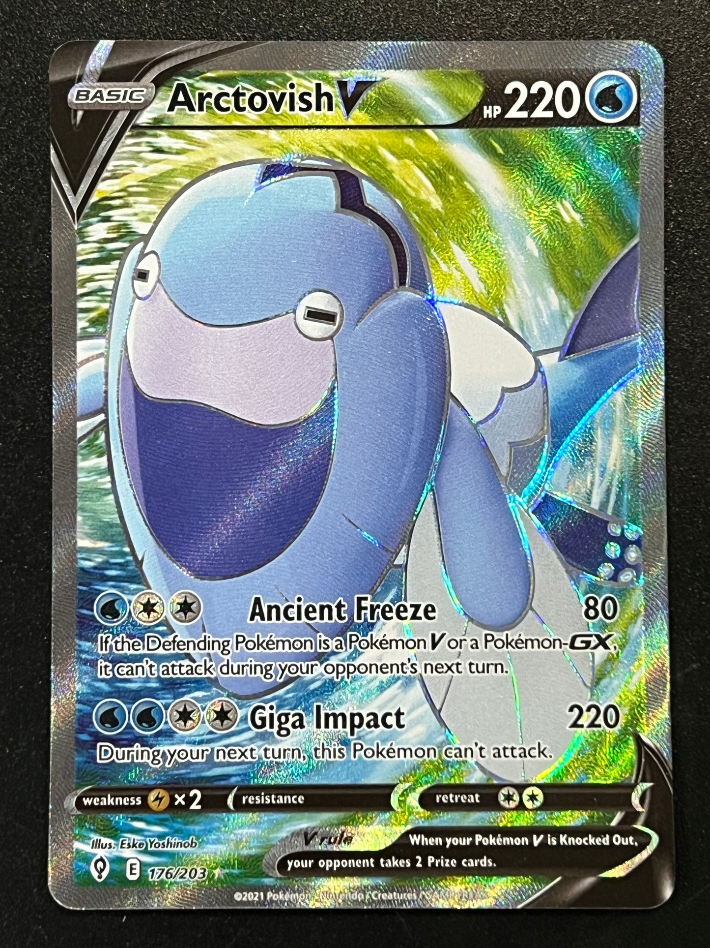 176/203 Arctovish V - Evolving Skies Full Art