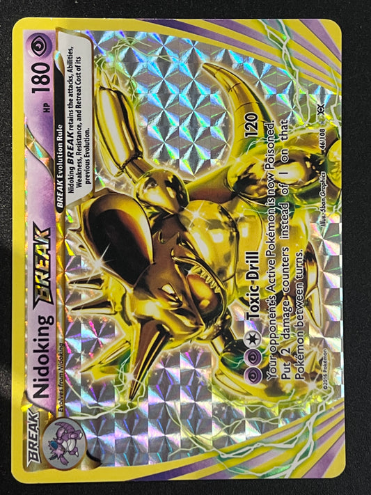 Nidoking Break - 46/108 Evolutions Rare Holo Break