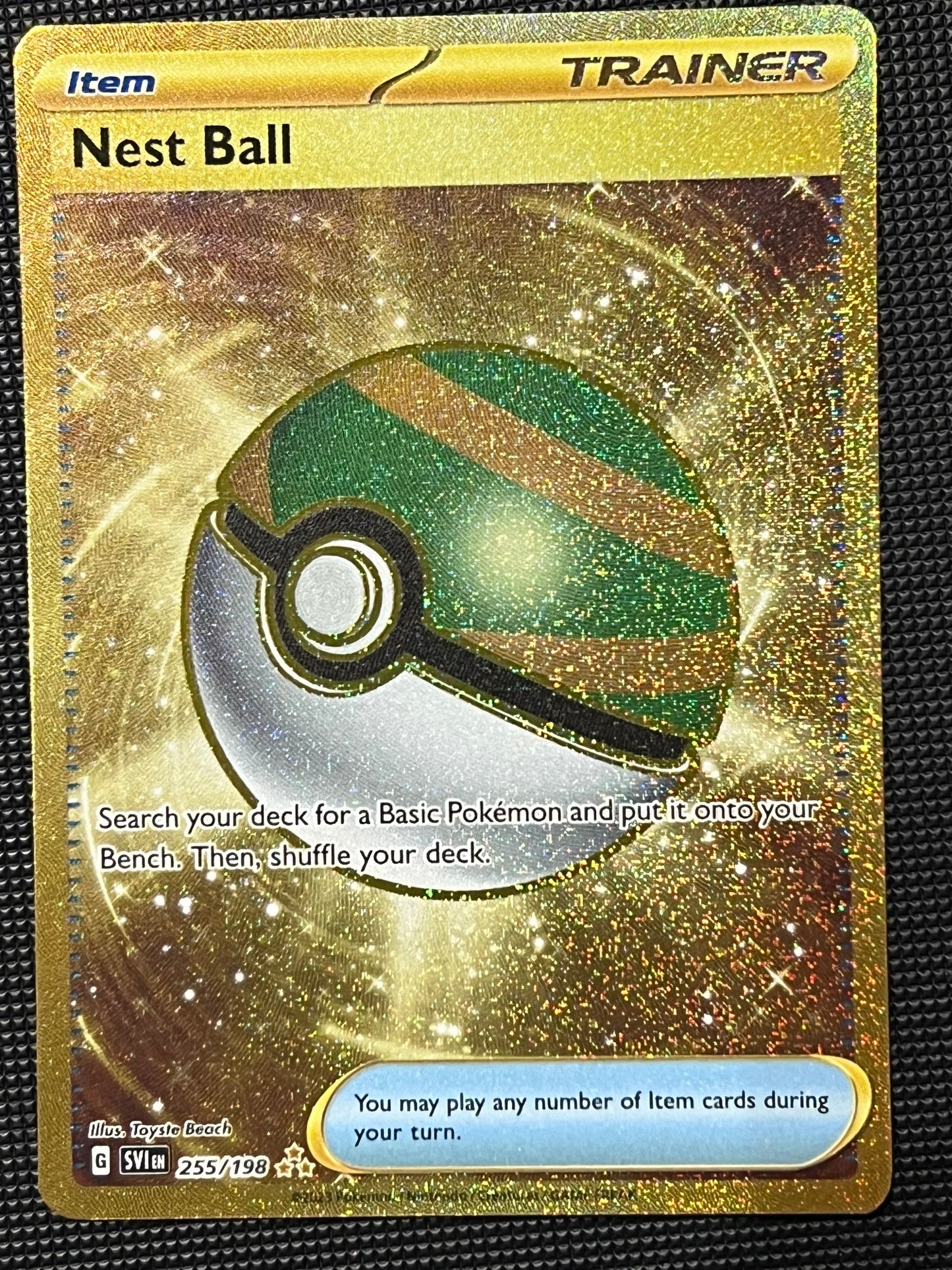 255/198 Nest Ball - Pokémon Scarlet/Violet Base Hyper Rare