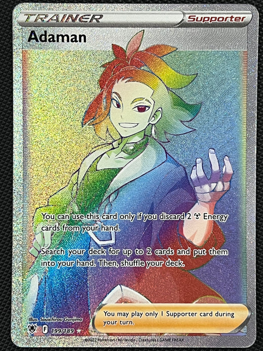 Adaman - 199/189 Astral Radiance Rainbow Rare Holo Trainer