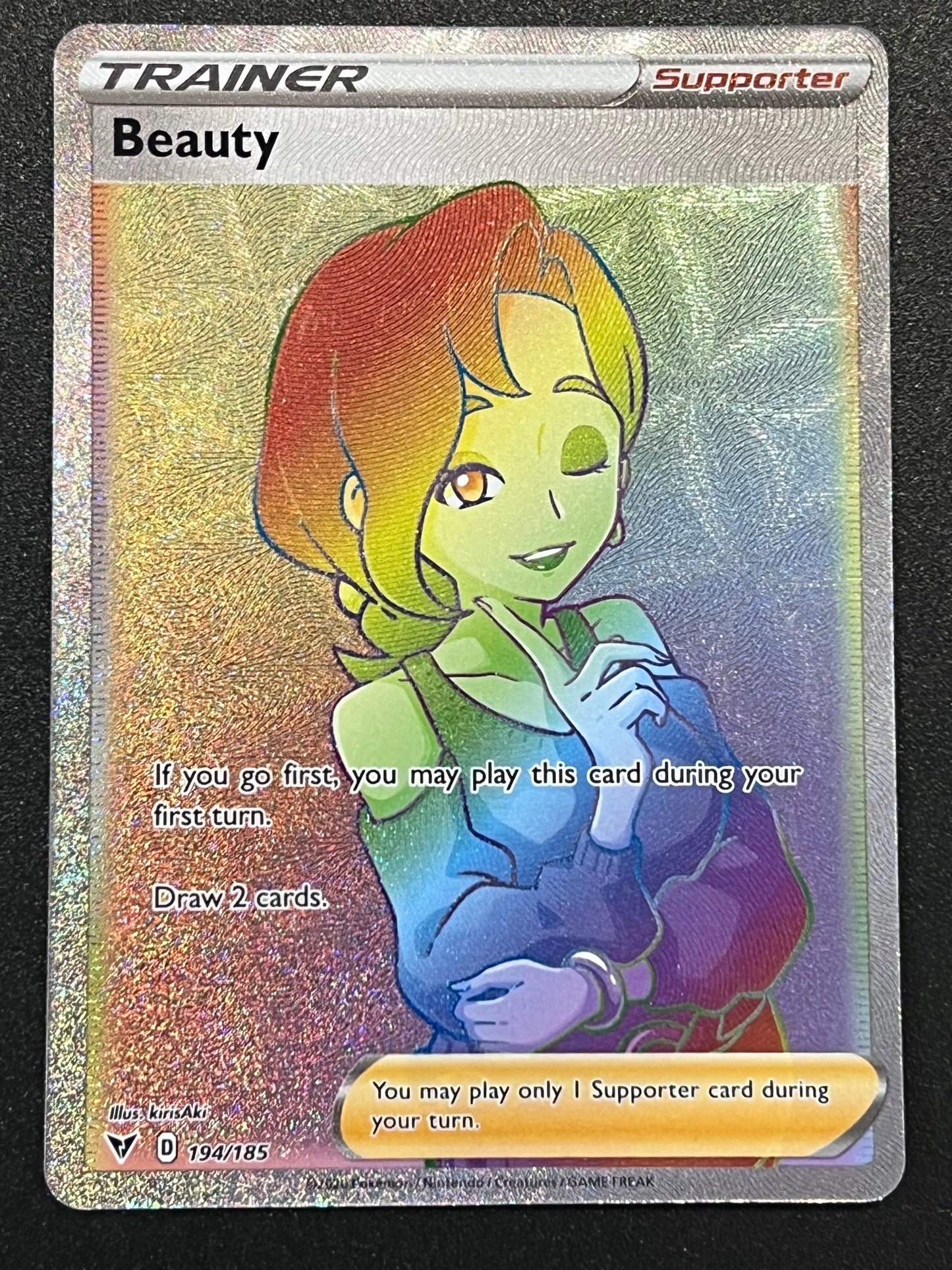 194/185 Beauty - Pokémon Vivid Voltage Rainbow Secret Rare