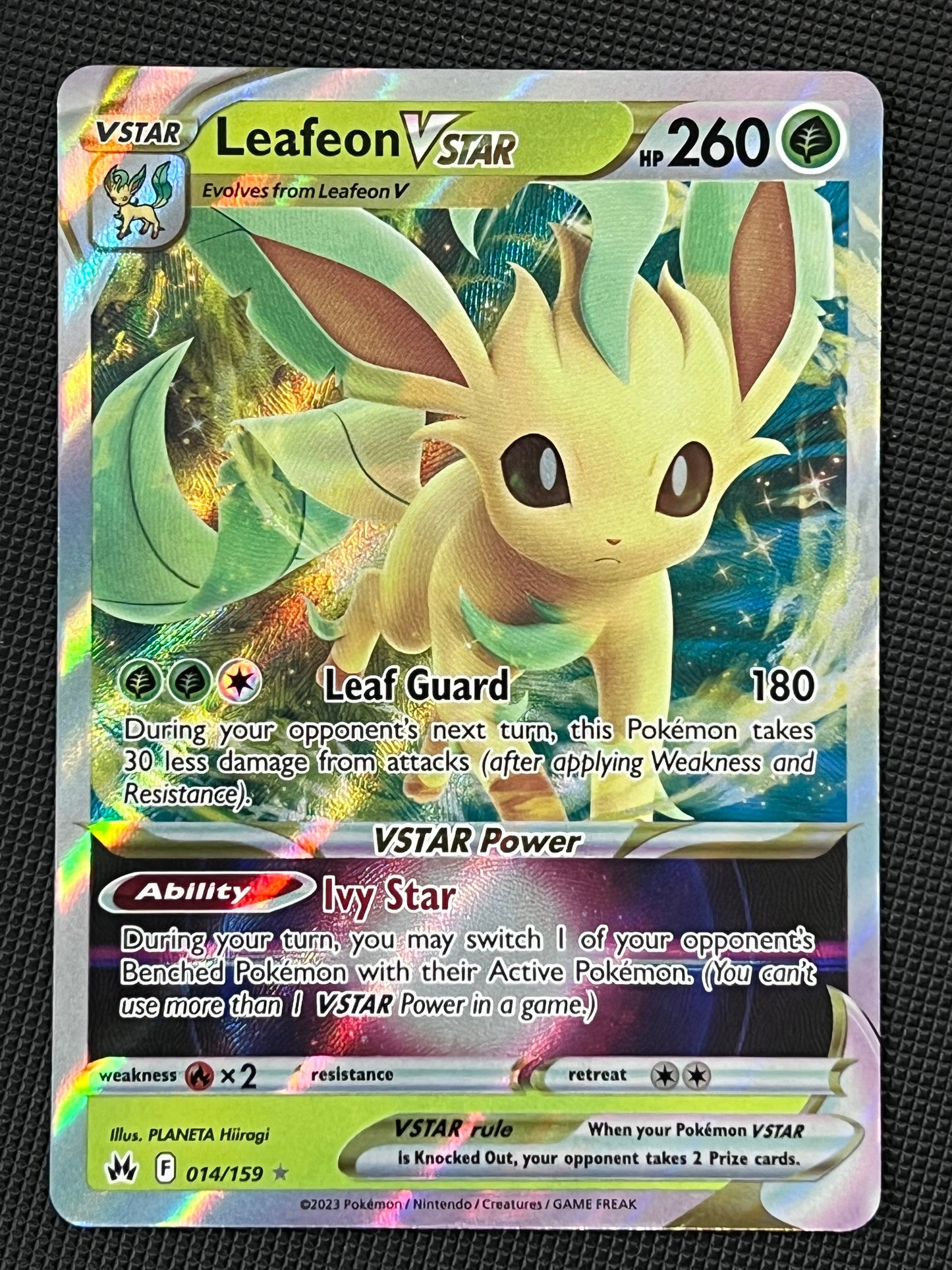 014/159 Leafeon VStar - Pokémon Crown Zenith Ultra Rare