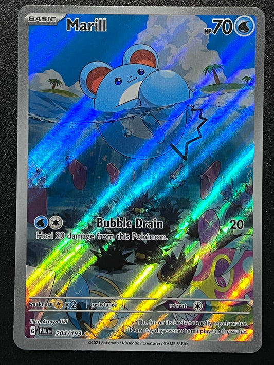 204/193 Marill - Pokémon Paldea Evolved Illustration Rare