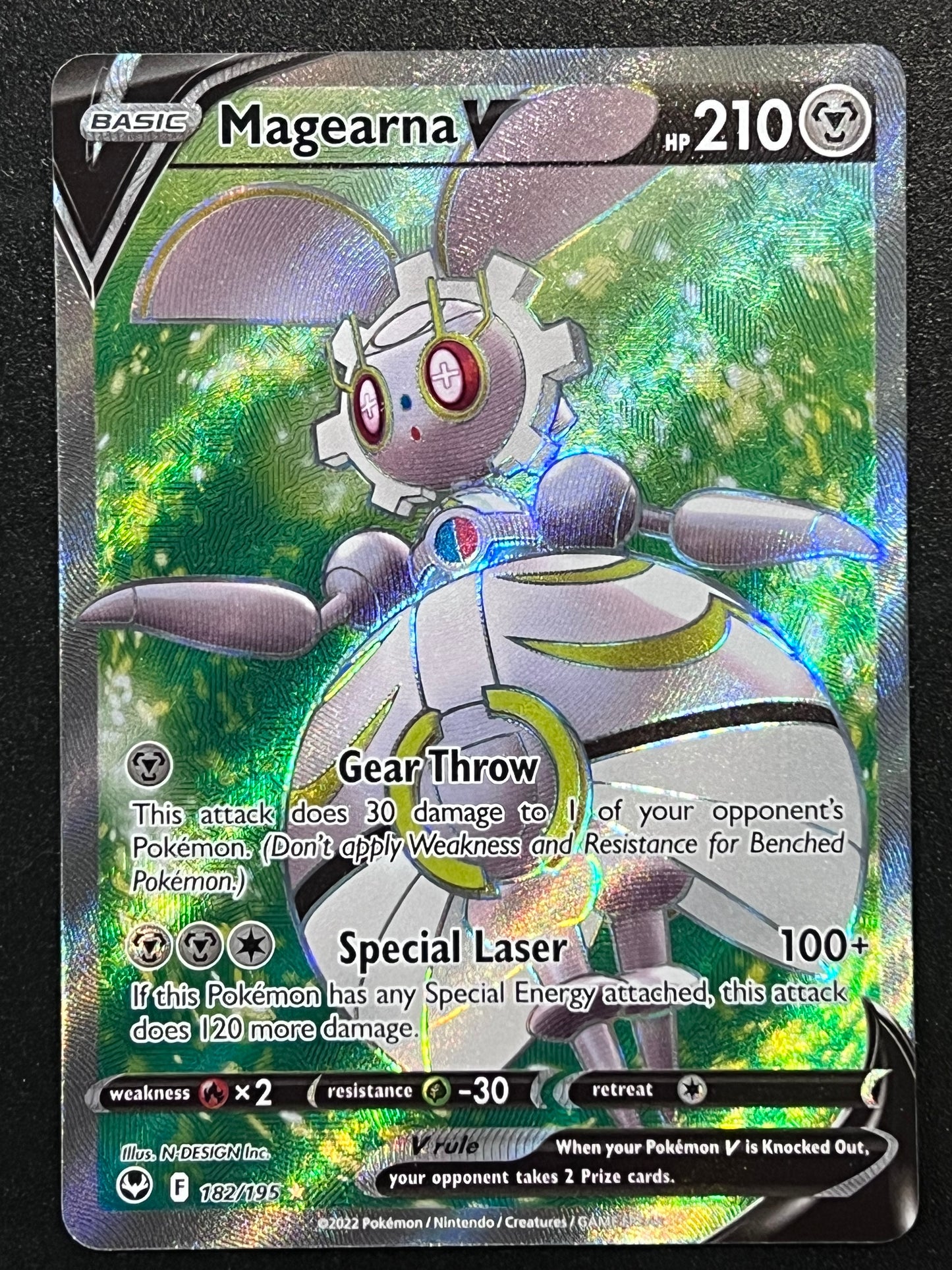 182/195 Magearna V - Pokémon Silver Tempest Full Art