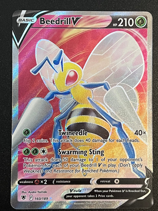 Beedrill V - 160/189 Astral Radiance Rare Holo Full Art