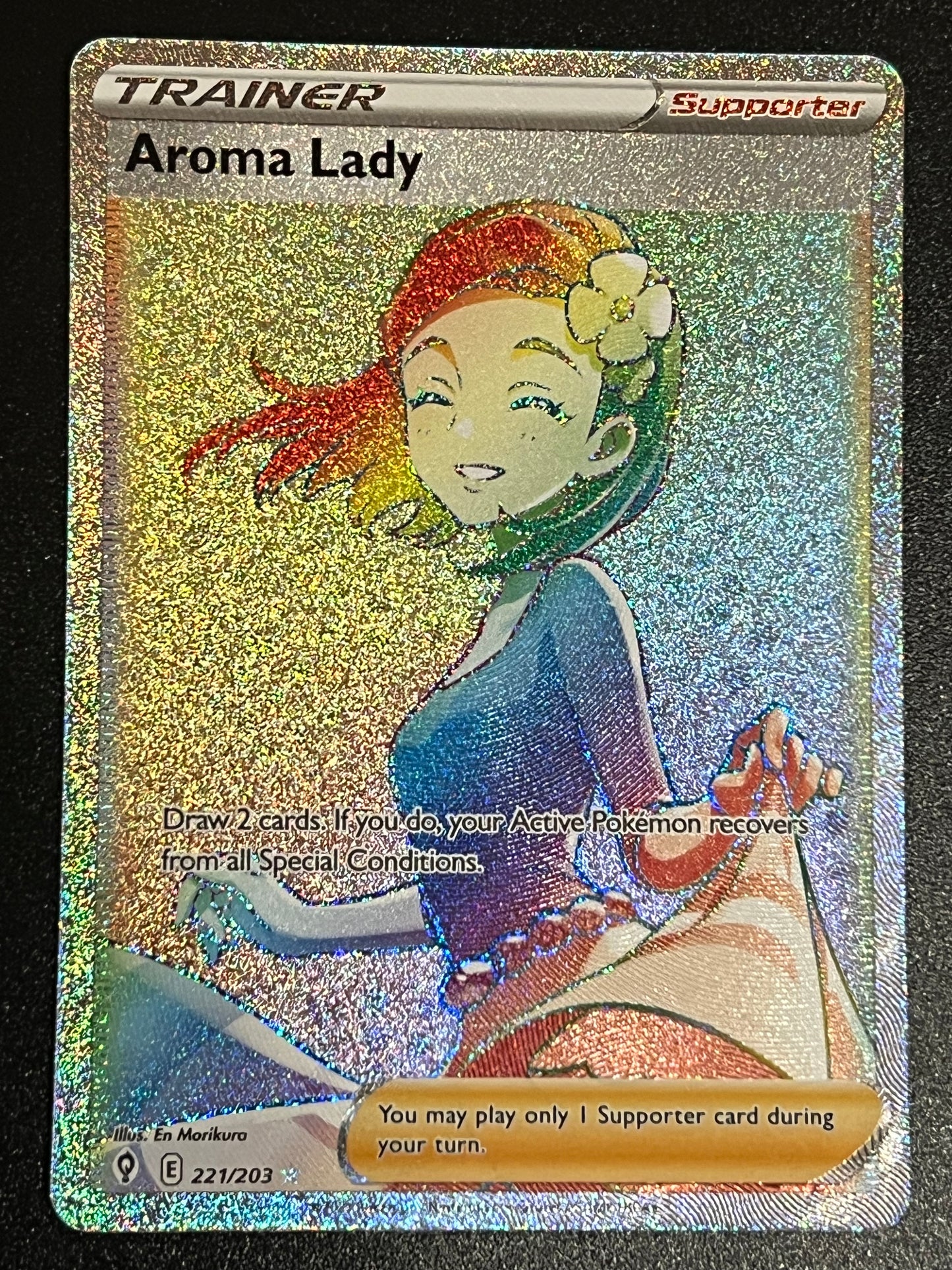 221/203 Aroma Lady - Evolving Skies Rainbow Secret Rare