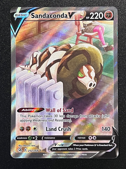 Sandaconda V - 252/264 Fusion Strike Rare Alt Art Holo V