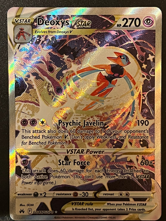 GG46/GG70 Deoxys VStar - Pokémon Crown Zenith Ultra Rare