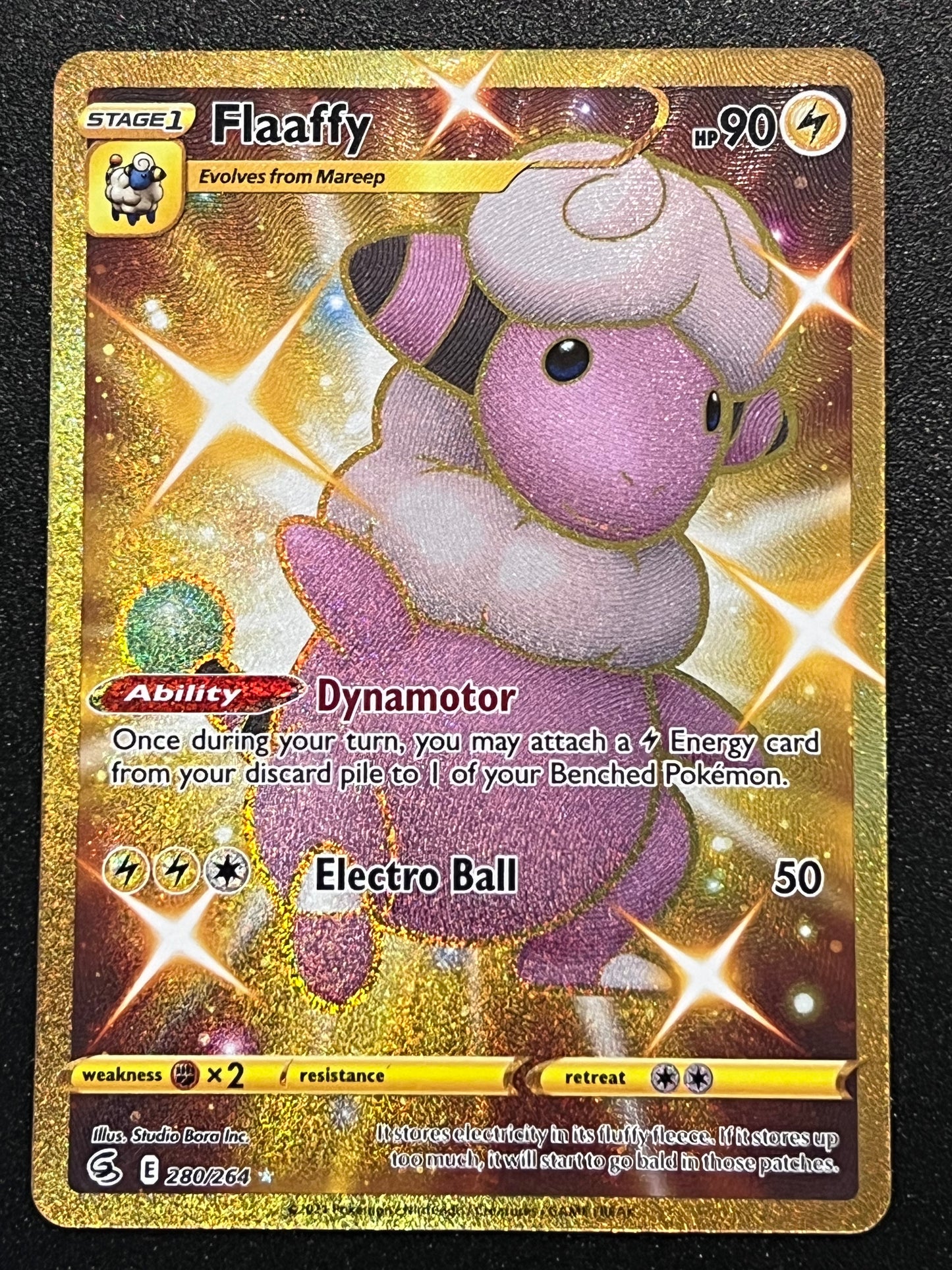 Flaaffy - 280/264 Fusion Strike Rare Secret Gold