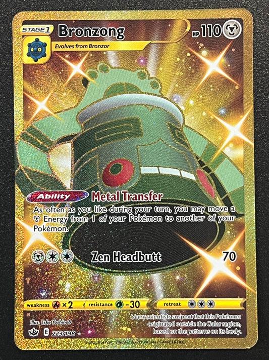 Bronzong - 223/198 Chilling Reign Secret Rare Holo Gold