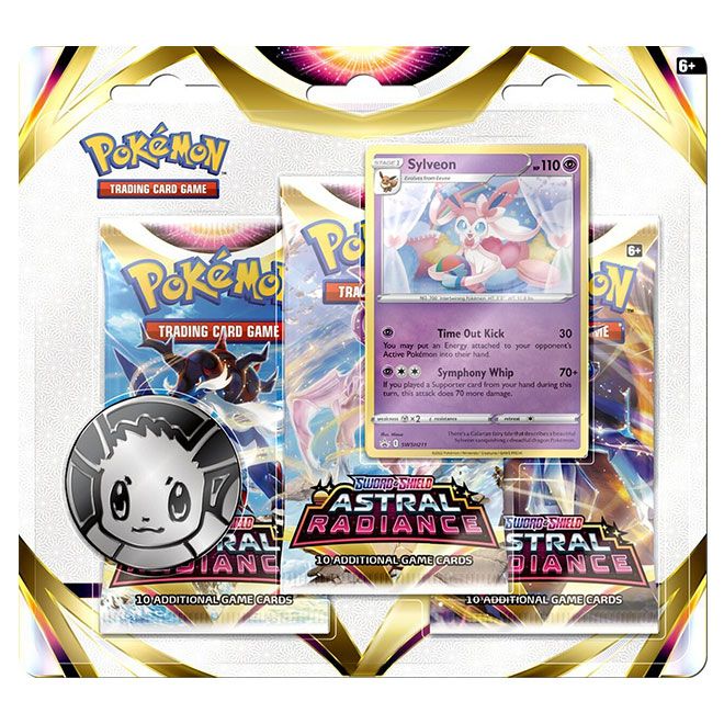 Pokémon TCG: SwSh10 - Astral Radiance 3 Booster Blister (Sylveon)