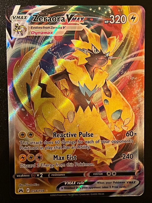 054/159 Zeraora VMax - Pokémon Crown Zenith Ultra Rare