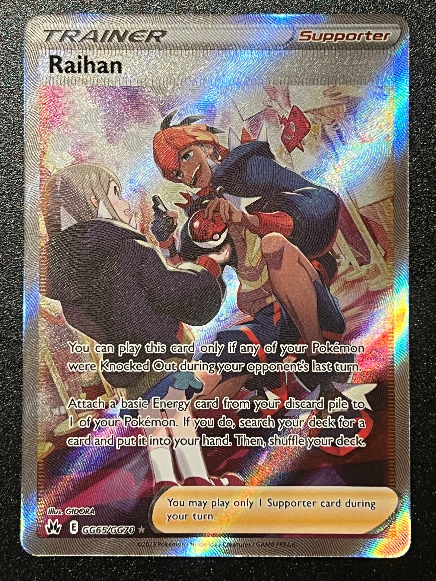 GG65/GG70 Raihan - Pokémon Crown Zenith Ultra Rare