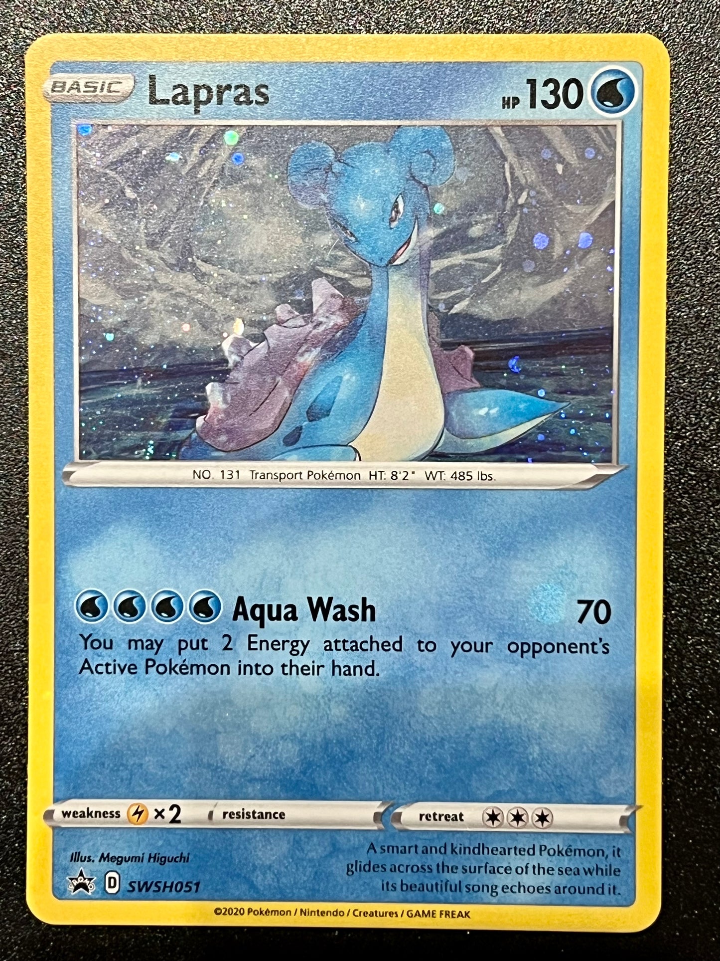 Lapras - SWSH051 Holo Promo Black Star