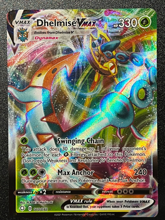 Dhelmise VMax - 010/072 Shining Fates Rare Holo VMax