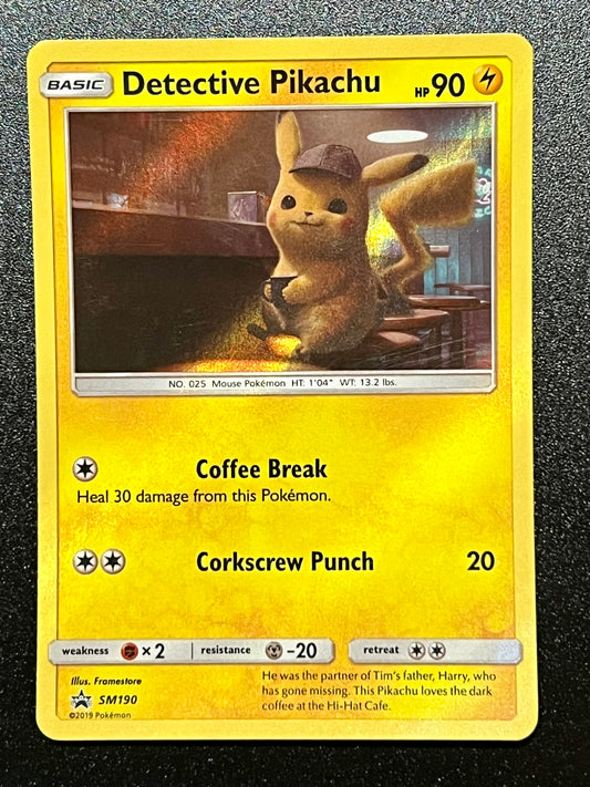 SM190 Detective Pikachu - Pokémon Black Star Promo