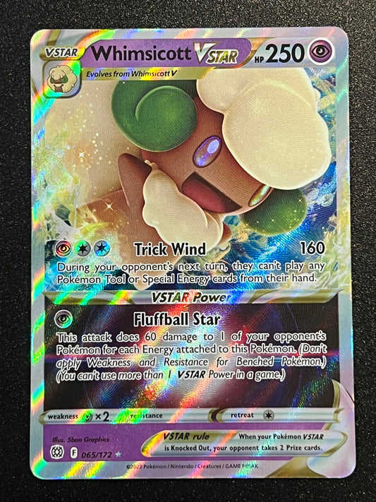 Whimsicott VStar - 065/172 Brilliant Stars Rare Holo VStar