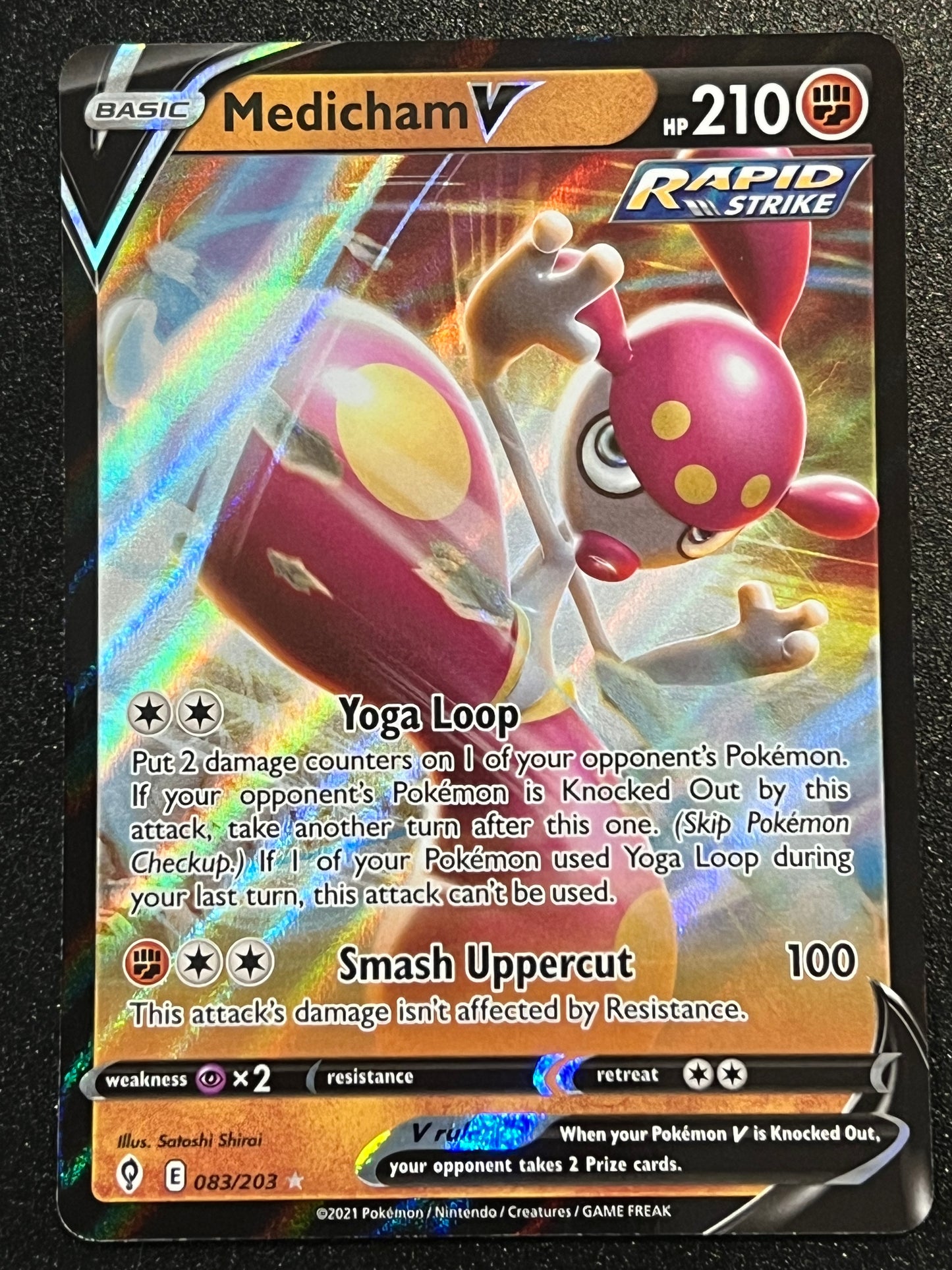 083/203 Medicham V - Evolving Skies Ultra Rare